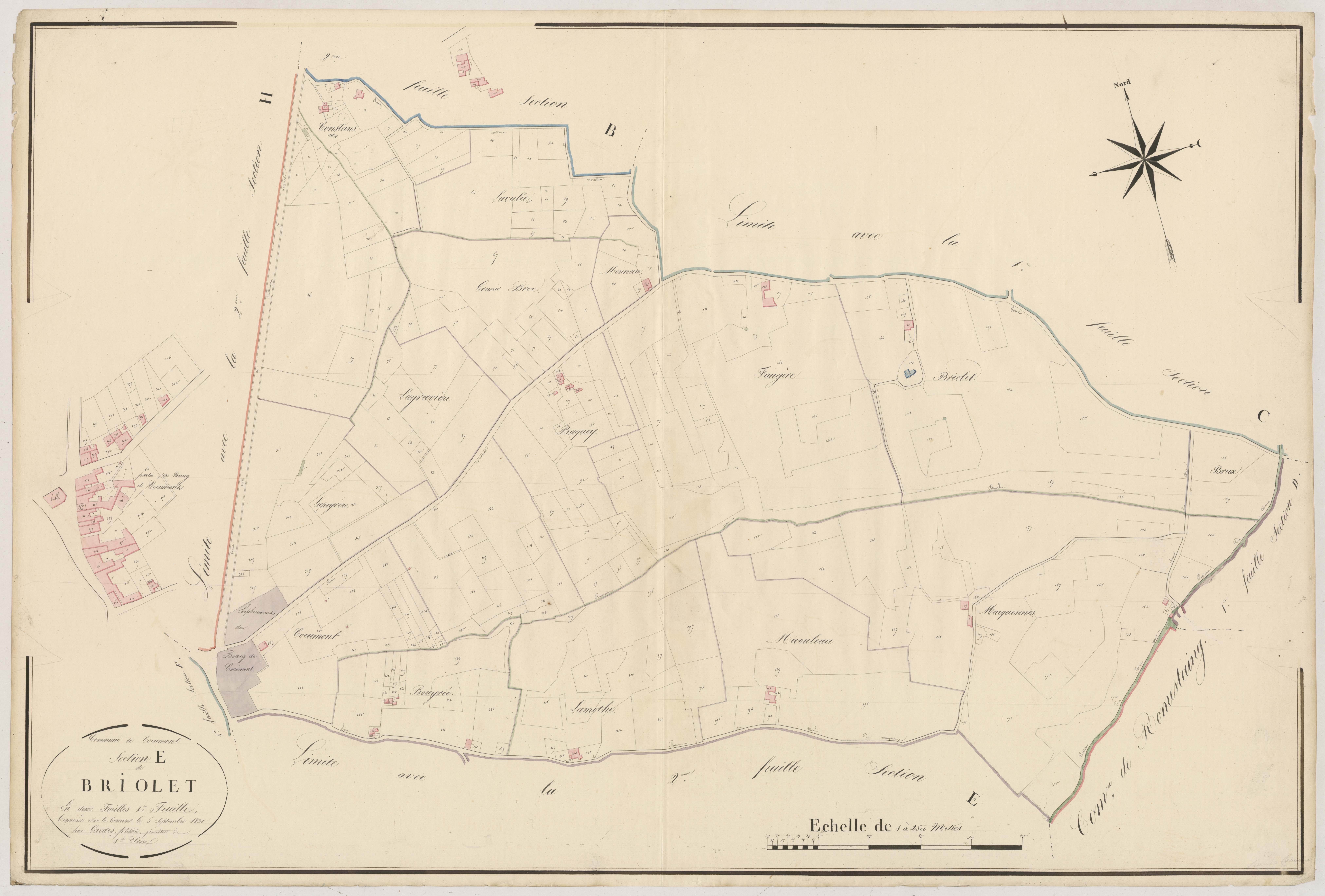 Plan napoléonien, atlas-E1 Buolet, Cocumont