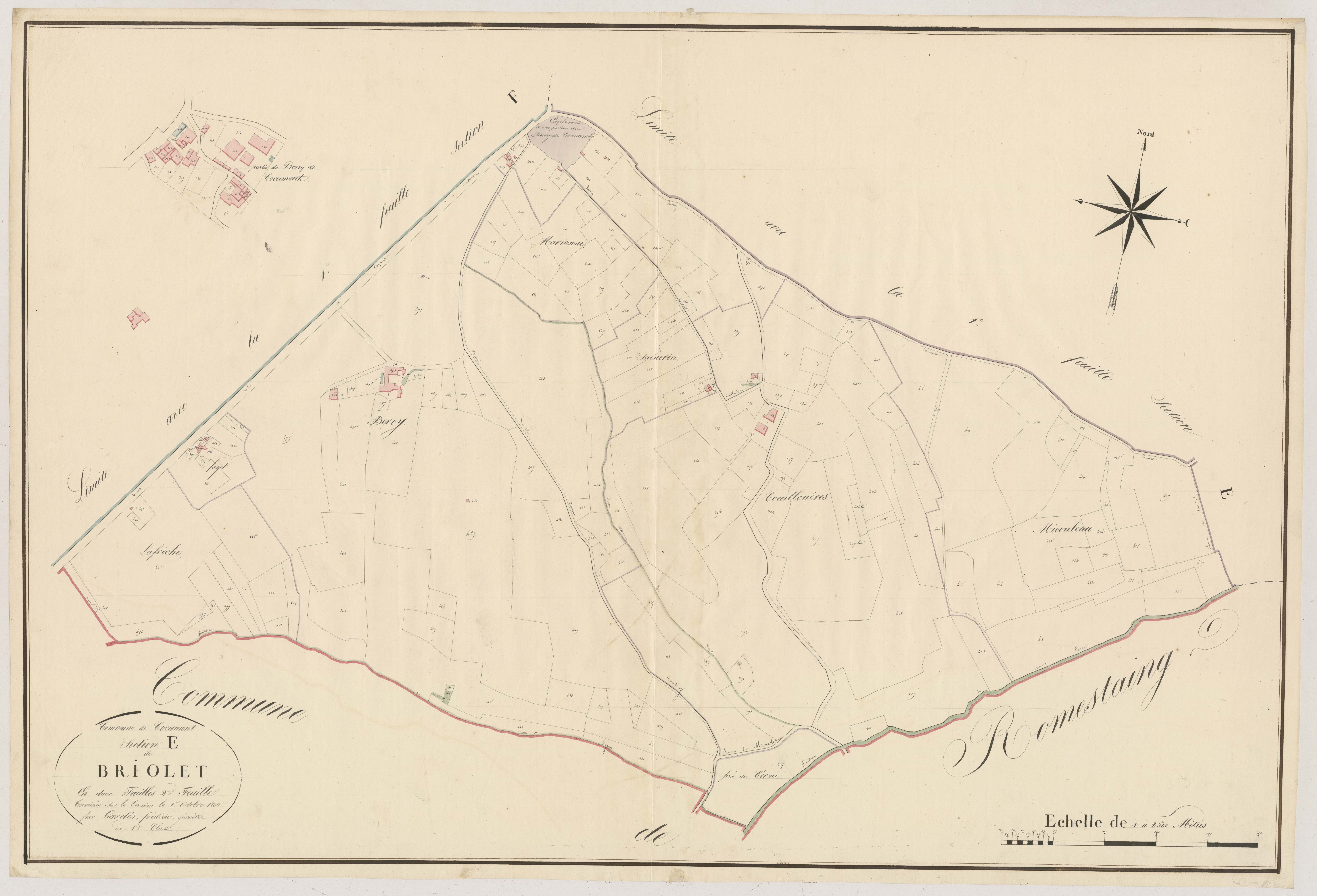Plan napoléonien, atlas-E2 Buolet, Cocumont