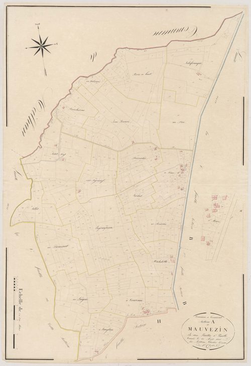 Plan napoléonien, atlas-A1 Mauvezin, Cocumont