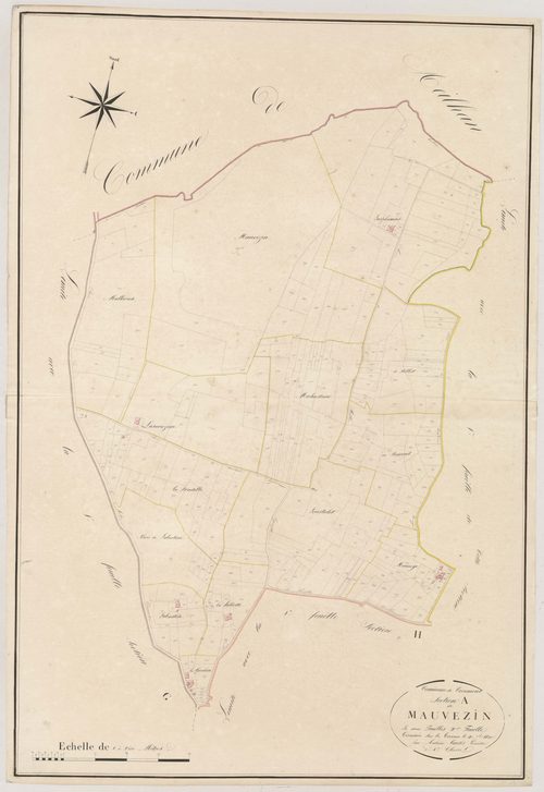 Plan napoléonien, atlas-A2 Mauvezin, Cocumont