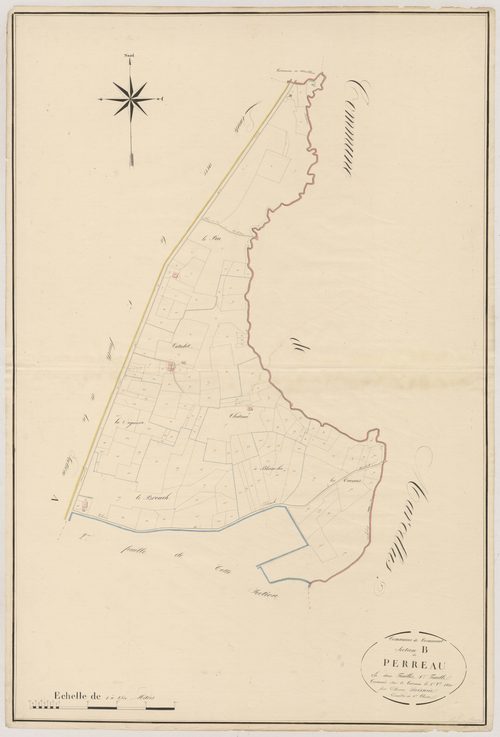 Plan napoléonien, atlas-B1 Perreau, Cocumont
