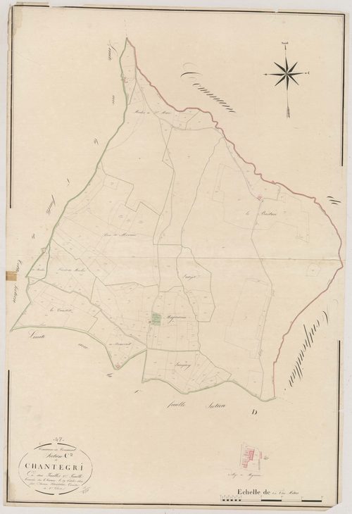 Plan napoléonien, atlas-C2 Chantegri, Cocumont