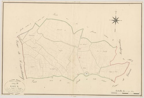 Plan napoléonien, atlas-D1 Goux, Cocumont