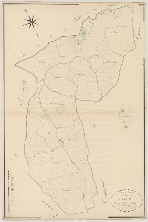 Plan napoléonien, atlas-D2 Goux, Cocumont