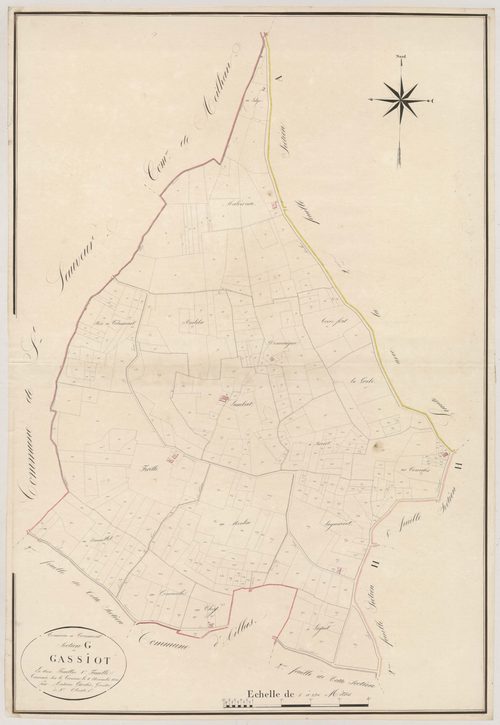 Plan napoléonien, atlas-G1 Gassiot, Cocumont