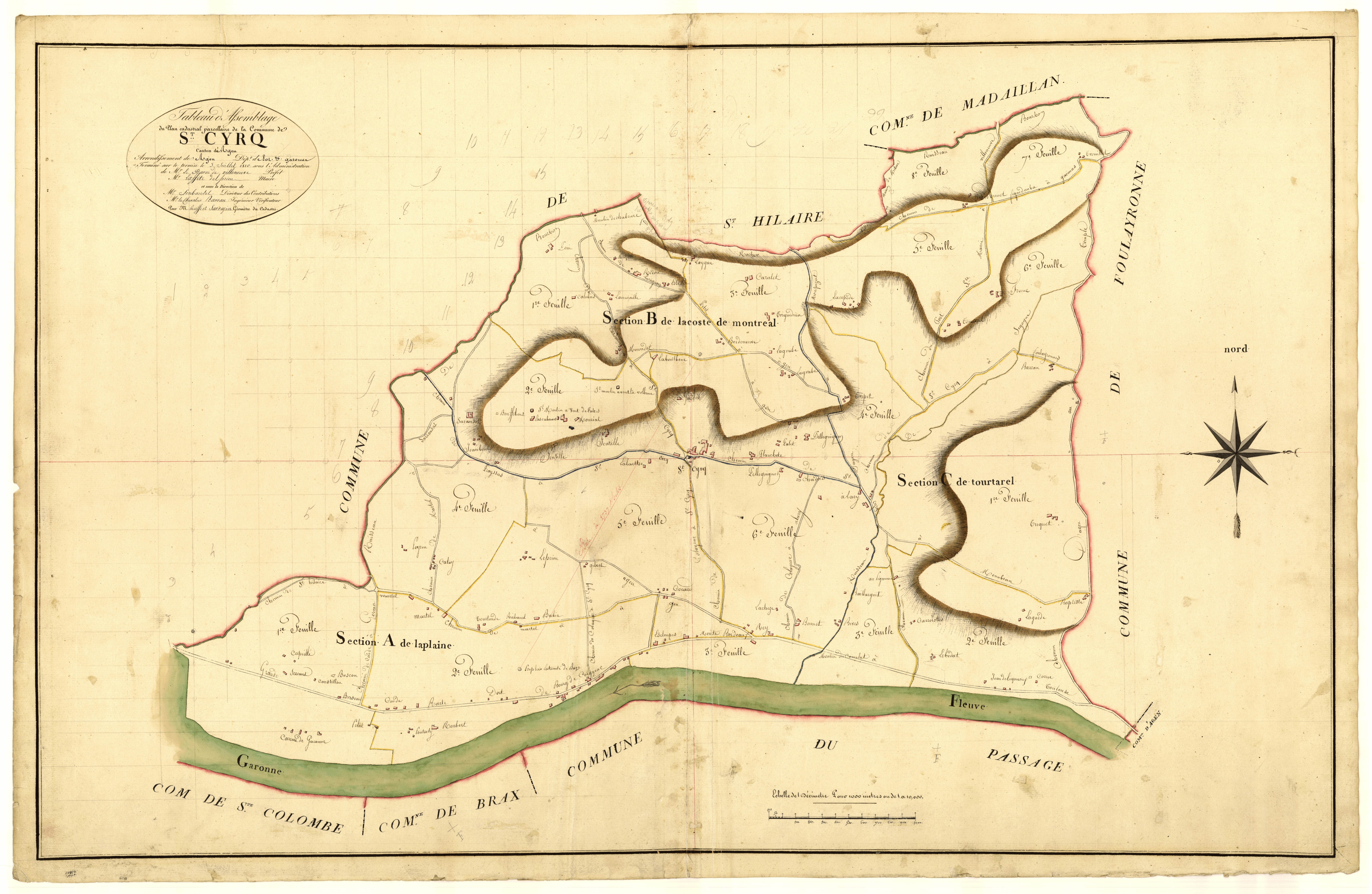 Plan primitif, atlas-TA, Colayrac-Saint-Cirq
