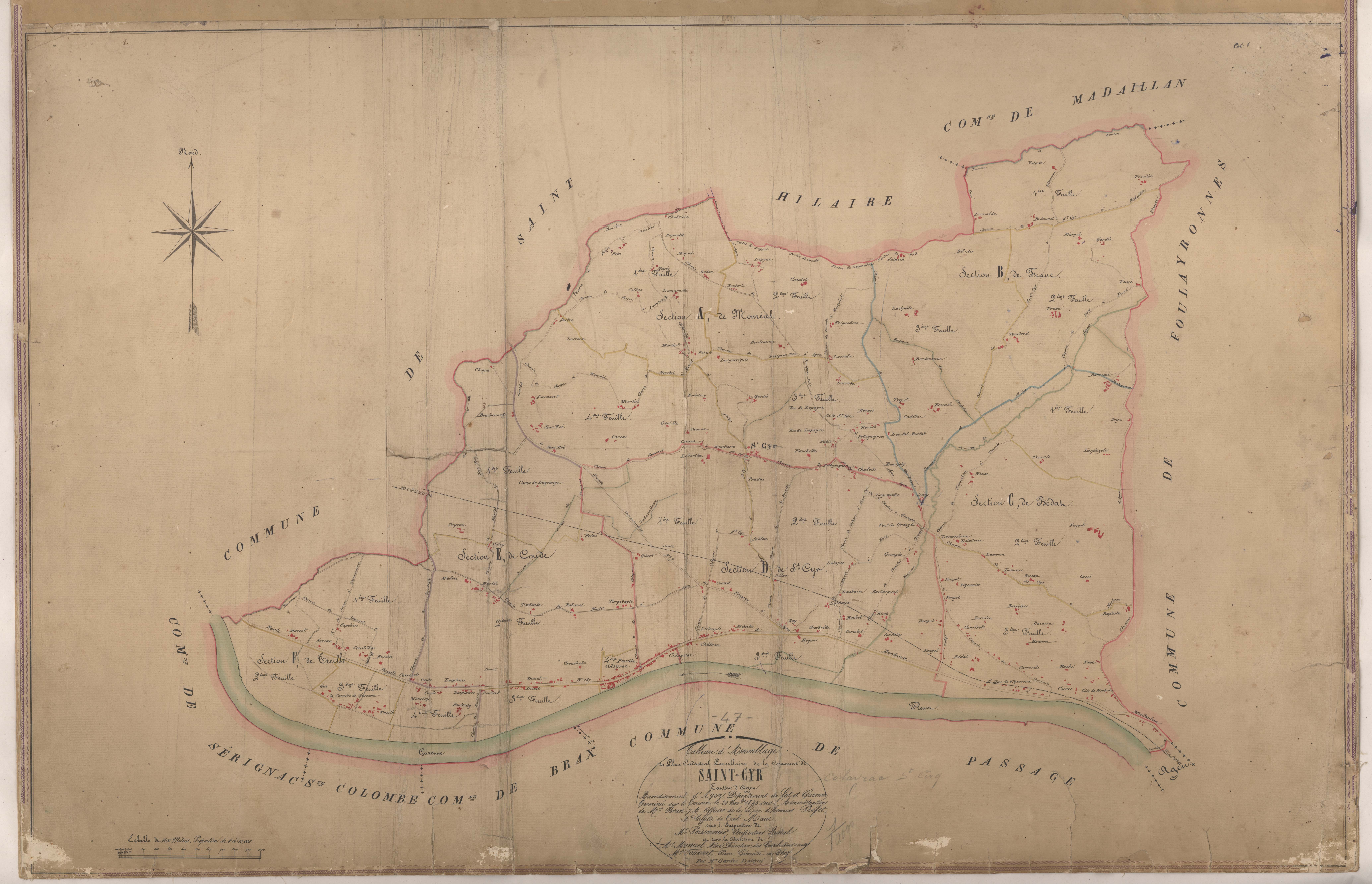 Plan napoléonien-TA, Colayrac-Saint-Cirq