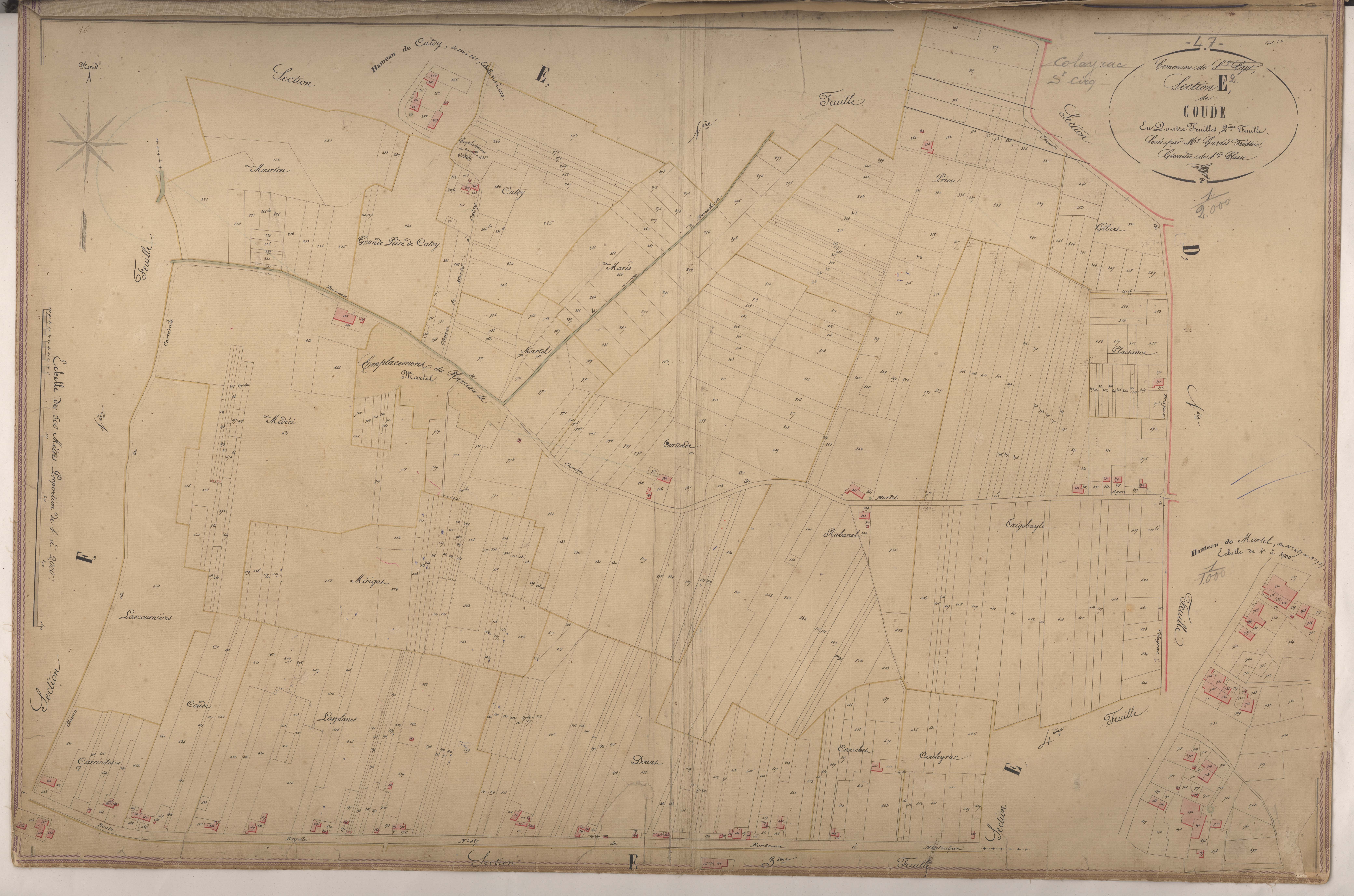 Plan napoléonien-E2 Coude, Colayrac-Saint-Cirq