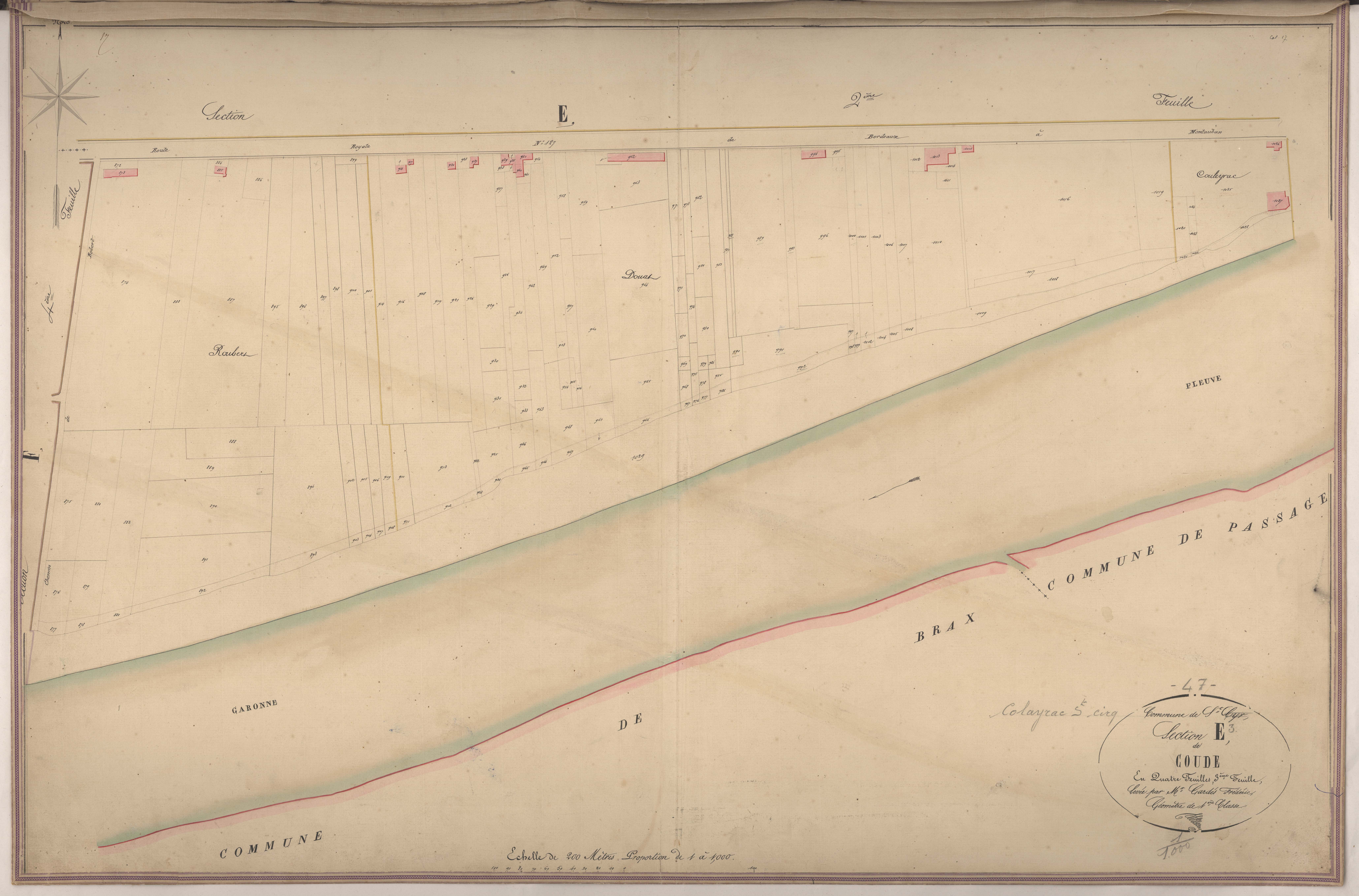 Plan napoléonien-E3 Coude, Colayrac-Saint-Cirq