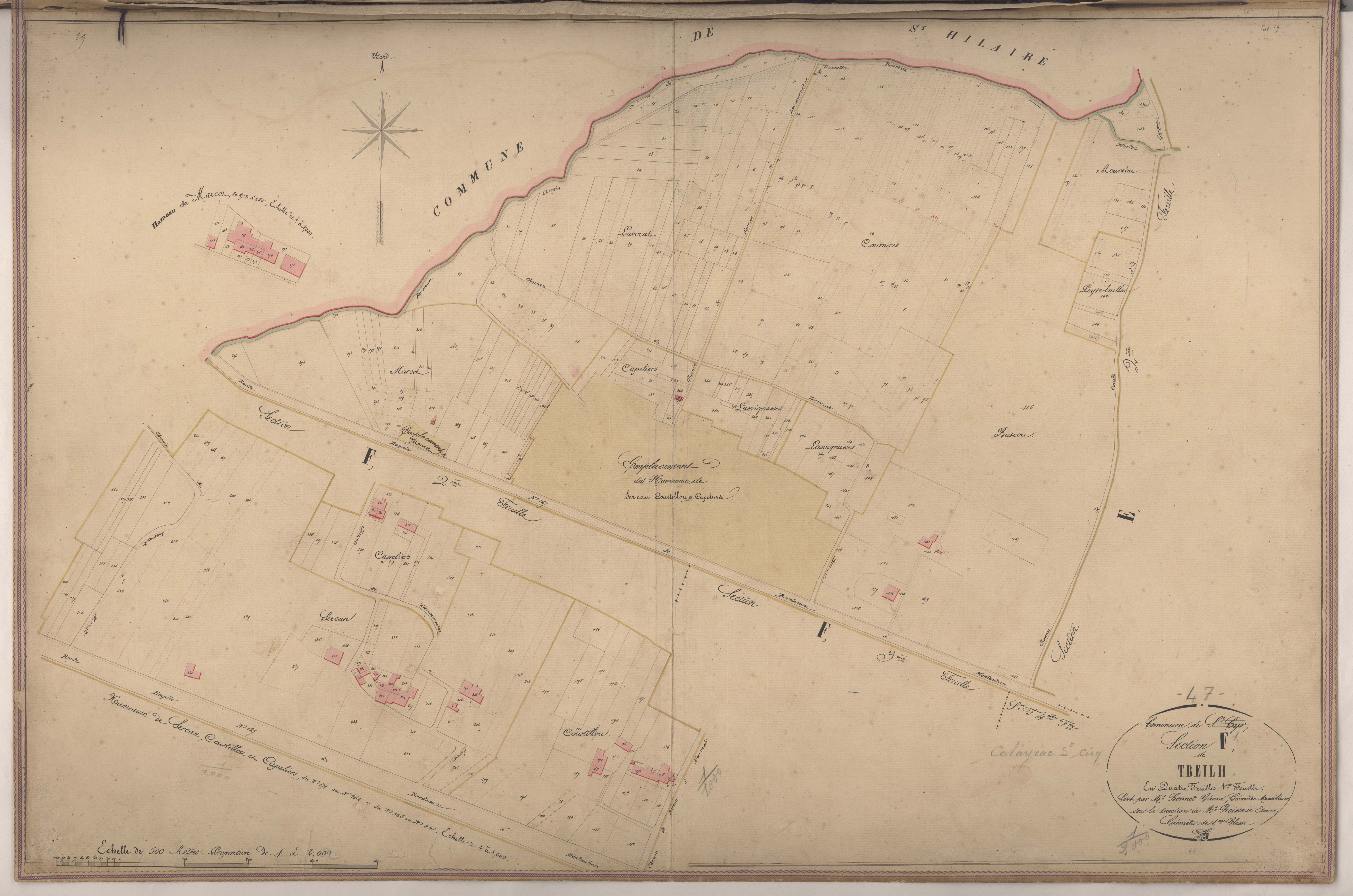 Plan napoléonien-F1 Treilh, Colayrac-Saint-Cirq
