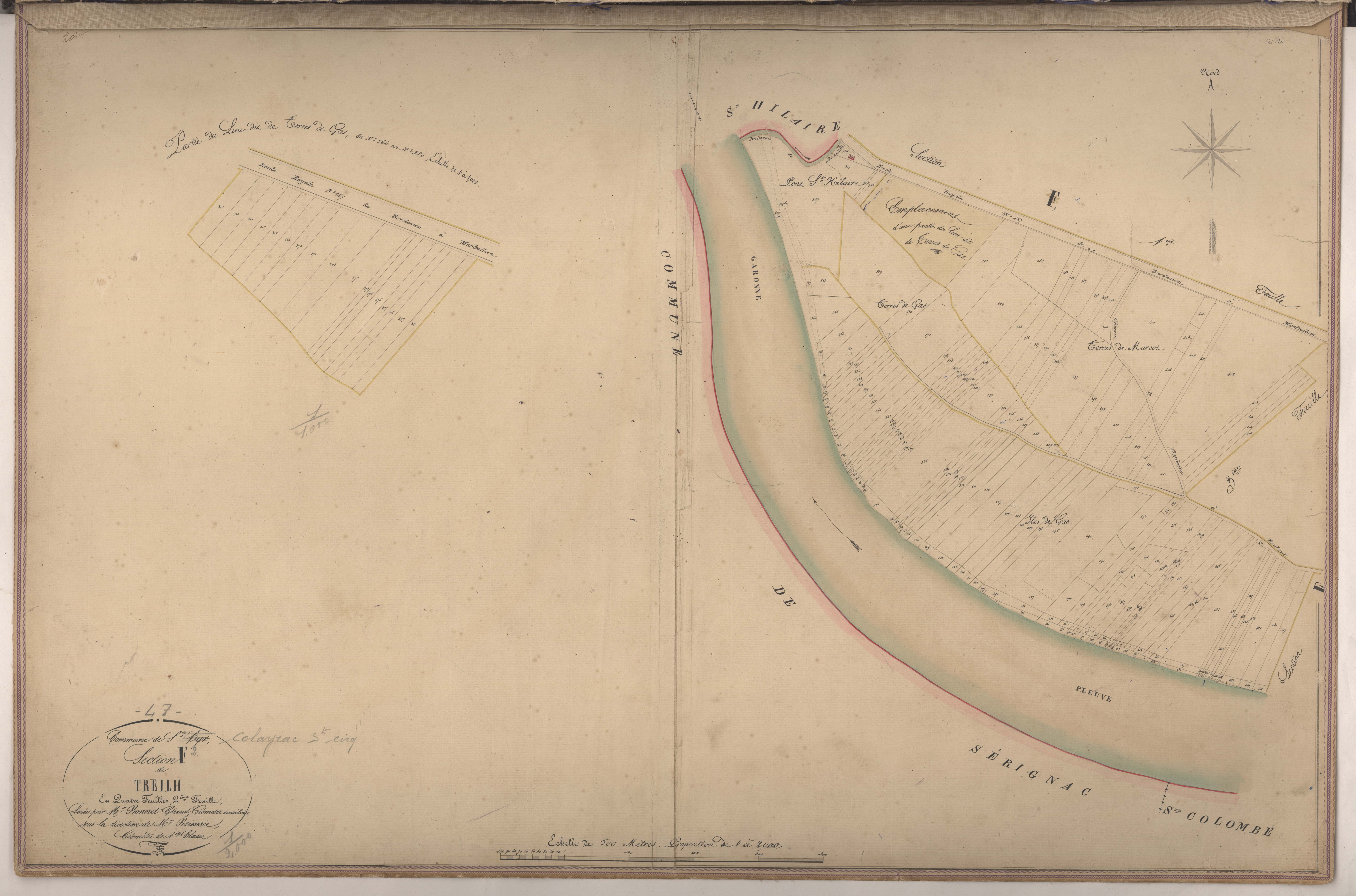 Plan napoléonien-F2 Treilh, Colayrac-Saint-Cirq