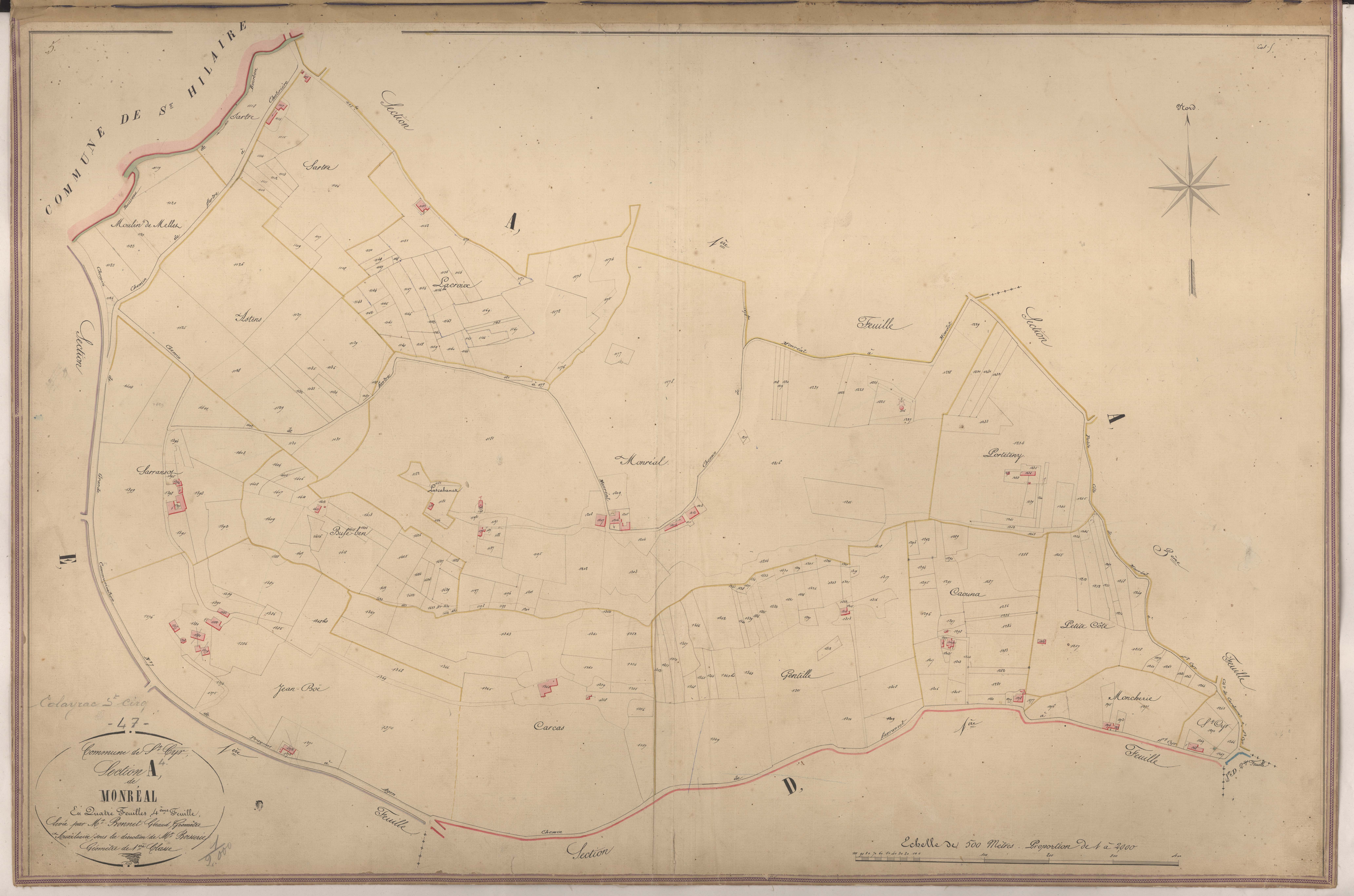Plan napoléonien-A4, Colayrac-Saint-Cirq