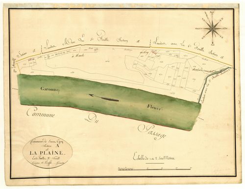 Plan primitif, atlas-A3 La Plaine, Colayrac-Saint-Cirq