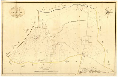 Plan primitif, atlas-A5 La Plaine, Colayrac-Saint-Cirq