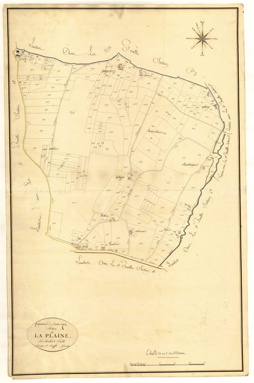 Plan primitif, atlas-A6 La Plaine, Colayrac-Saint-Cirq