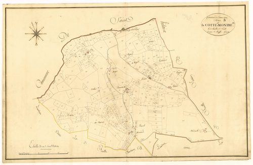 Plan primitif, atlas-B1 La Cotte-Montréal, Colayrac-Saint-Cirq