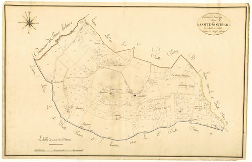 Plan primitif, atlas-B2 La Cotte-Montréal, Colayrac-Saint-Cirq
