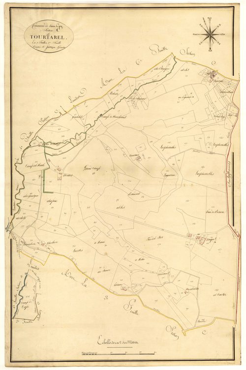 Plan primitif, atlas-C1 Tourtarel, Colayrac-Saint-Cirq