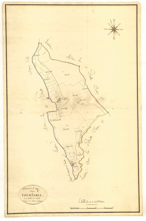 Plan primitif, atlas-C4 Tourtarel, Colayrac-Saint-Cirq