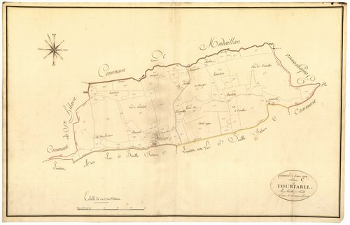 Plan primitif, atlas-C7 Tourtarel, Colayrac-Saint-Cirq