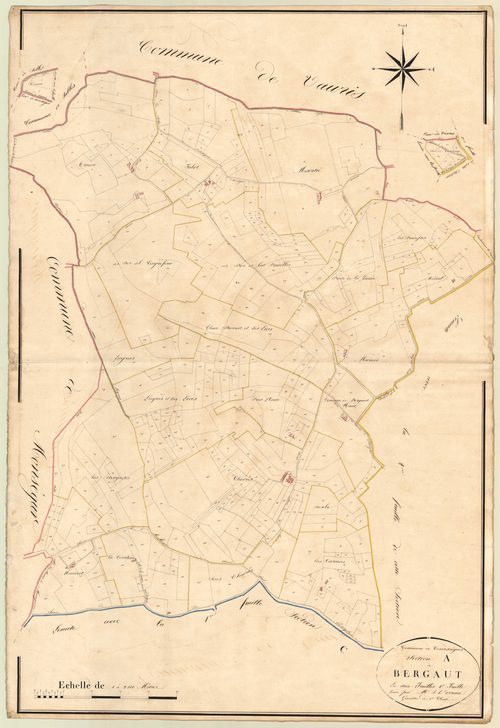 Plan napoléonien, atlas-A1 Bergaut, Condezaygues