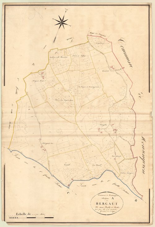 Plan napoléonien, atlas-A2 Bergaut, Condezaygues