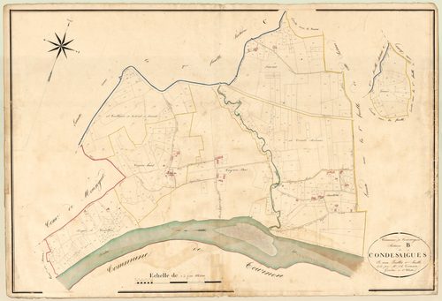 Plan napoléonien, atlas-B2 Condesaigues, Condezaygues