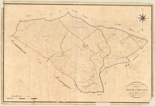 Plan napoléonien, atlas-C1 Beral et Carentas, Condezaygues