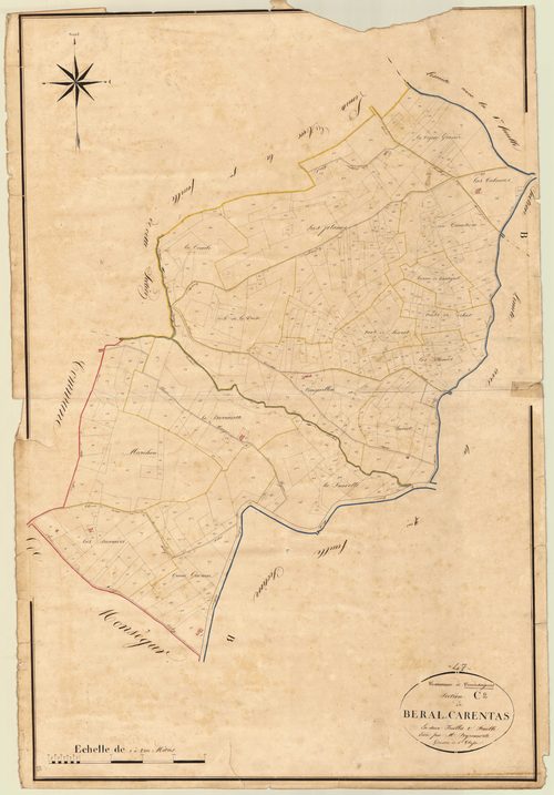 Plan napoléonien, atlas-C2 Beral et Carentas, Condezaygues