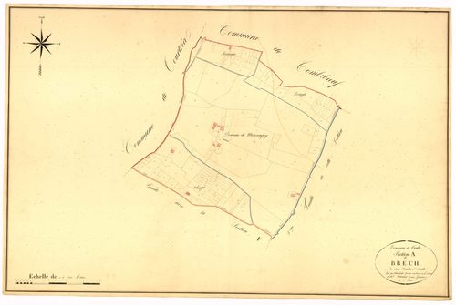 Plan napoléonien, atlas-A1 Brech, Coulx