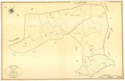 Plan napoléonien, atlas-C1 Coulx, Coulx