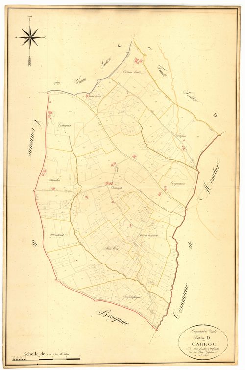 Plan napoléonien, atlas-D2 Carrou, Coulx
