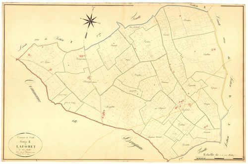 Plan napoléonien, atlas-E Laforêt, Coulx