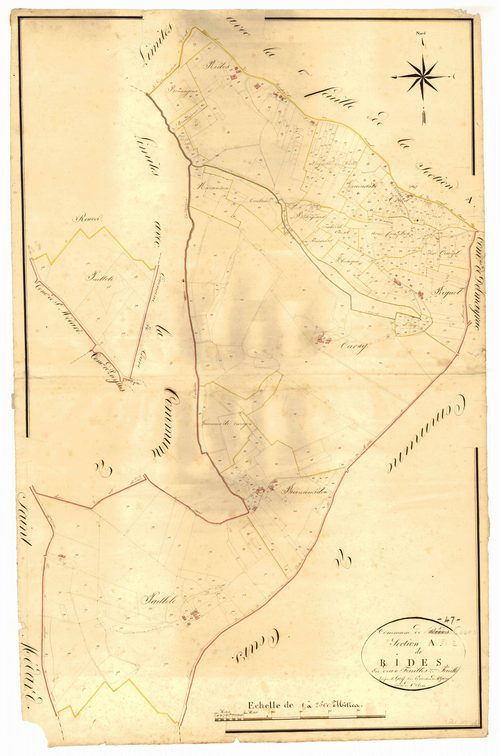 Plan napoléonien, atlas-A2 Rides, Rides (voir Cours)
