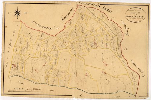 Plan napoléonien, atlas-C2 Montaguzon, Cours