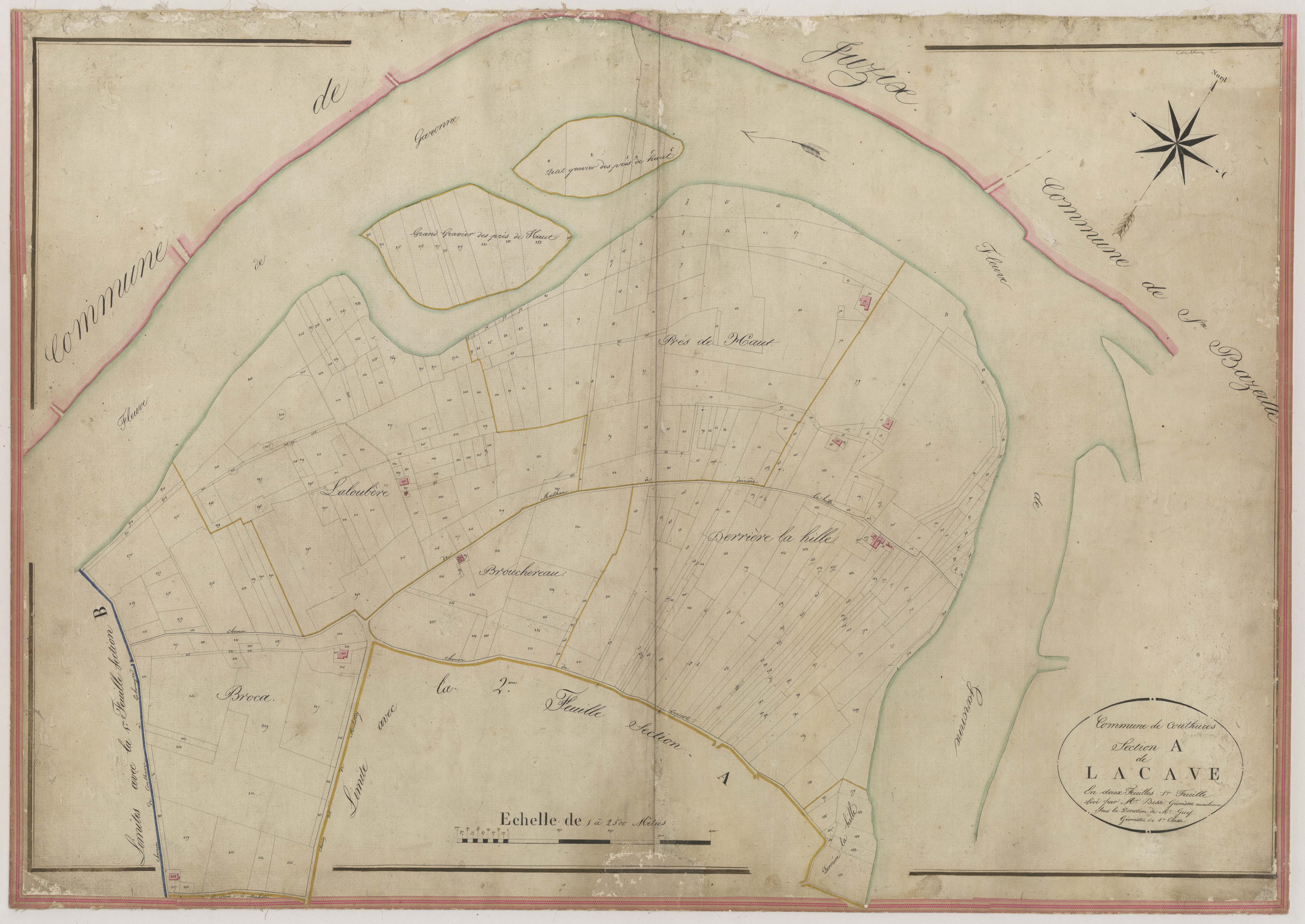 Plan napoléonien-A1 Lacave, Couthures-sur-Garonne