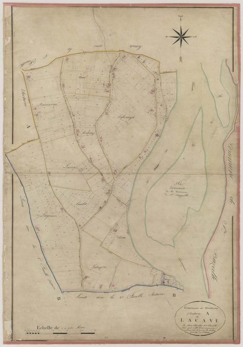 Plan napoléonien-A2 Lacave, Couthures-sur-Garonne