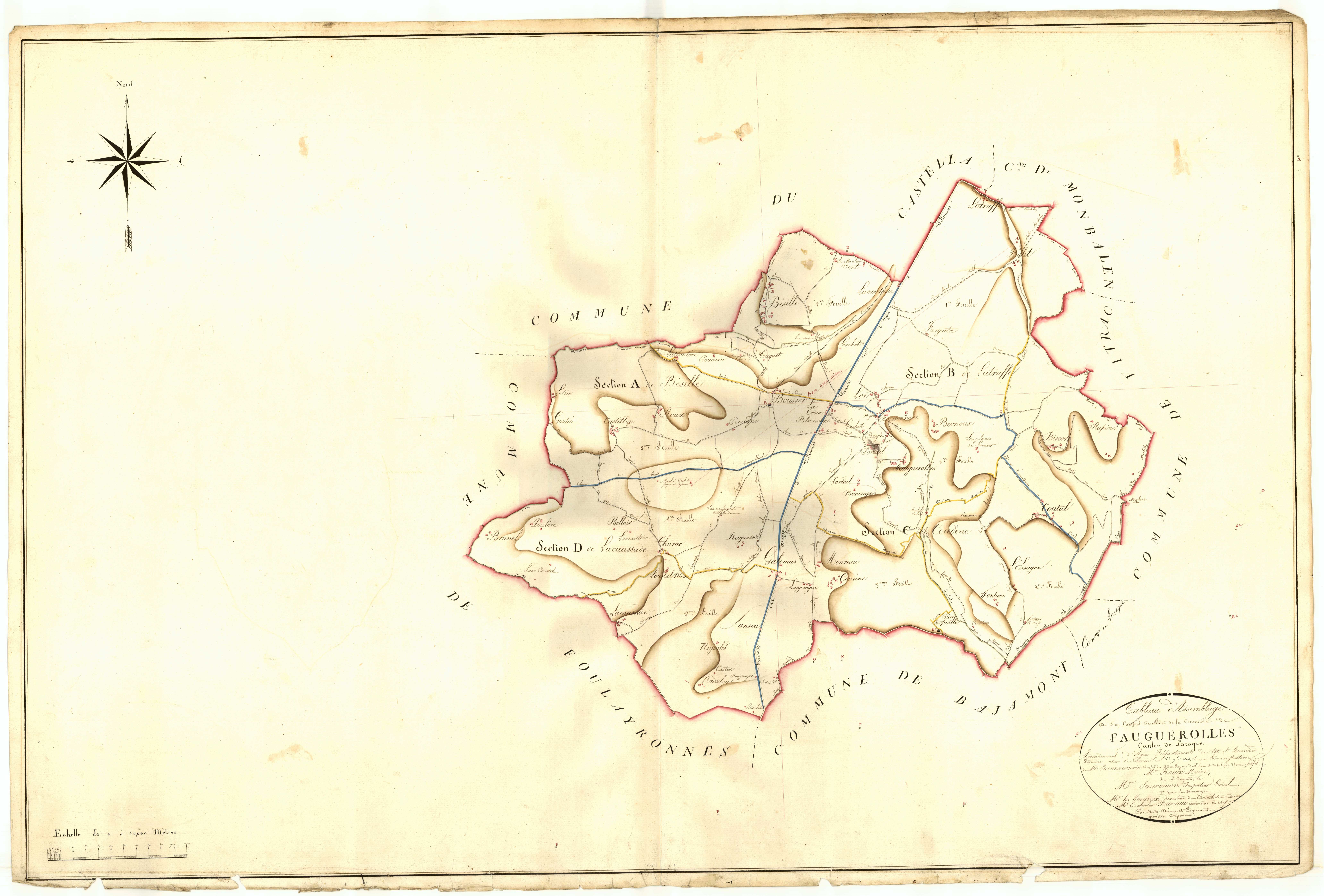 Plan napoléonien, atlas-TA, Croix-Blanche (La)