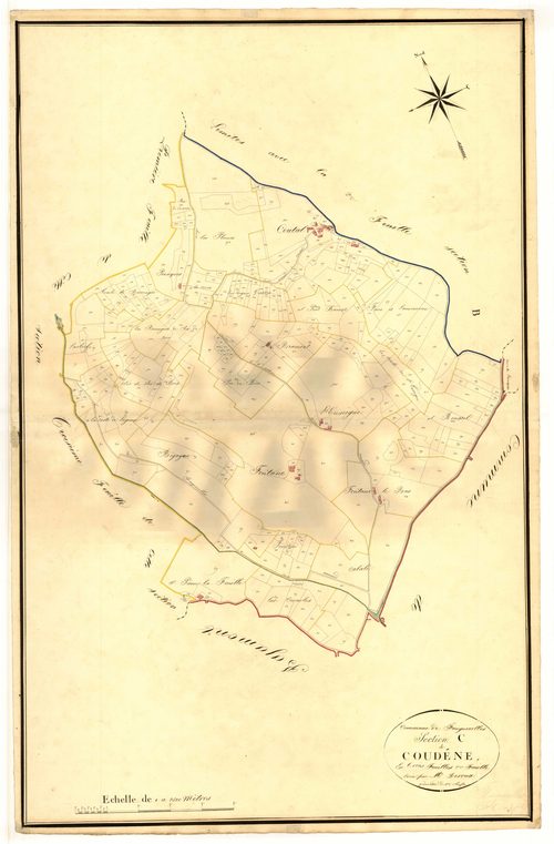 Plan napoléonien, atlas-C2 Condène, Croix-Blanche (La)