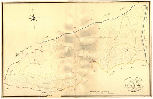 Plan napoléonien, atlas-D1 Lacaussade, Croix-Blanche (La)