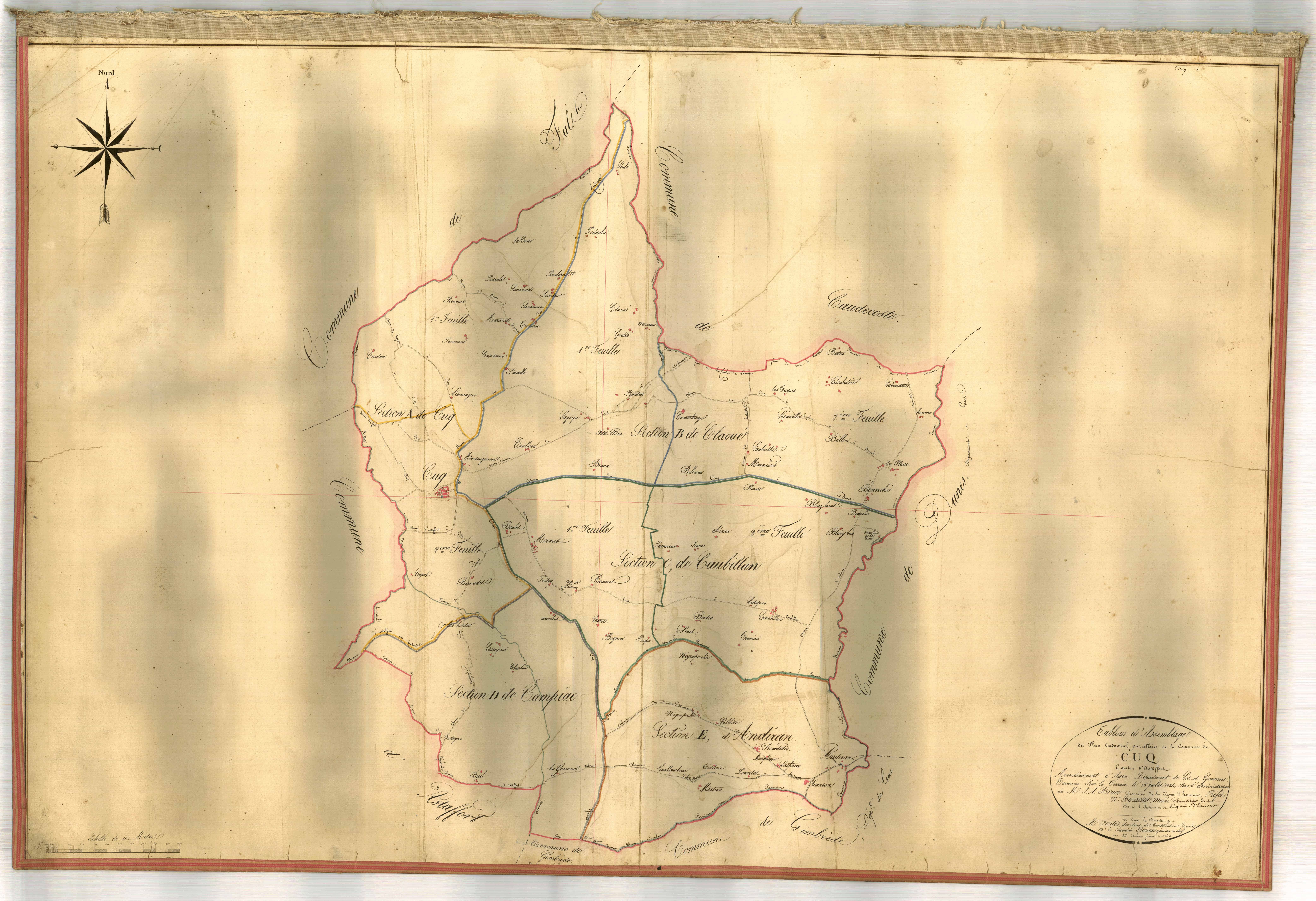 Plan napoléonien-TA, Cuq