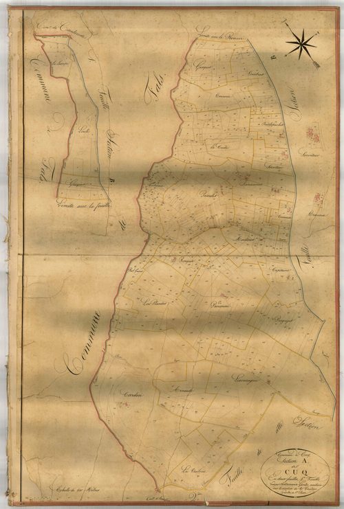 Plan napoléonien-A1 Cuq, Cuq