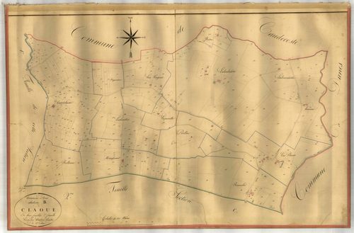 Plan napoléonien-B2 Claoue, Cuq
