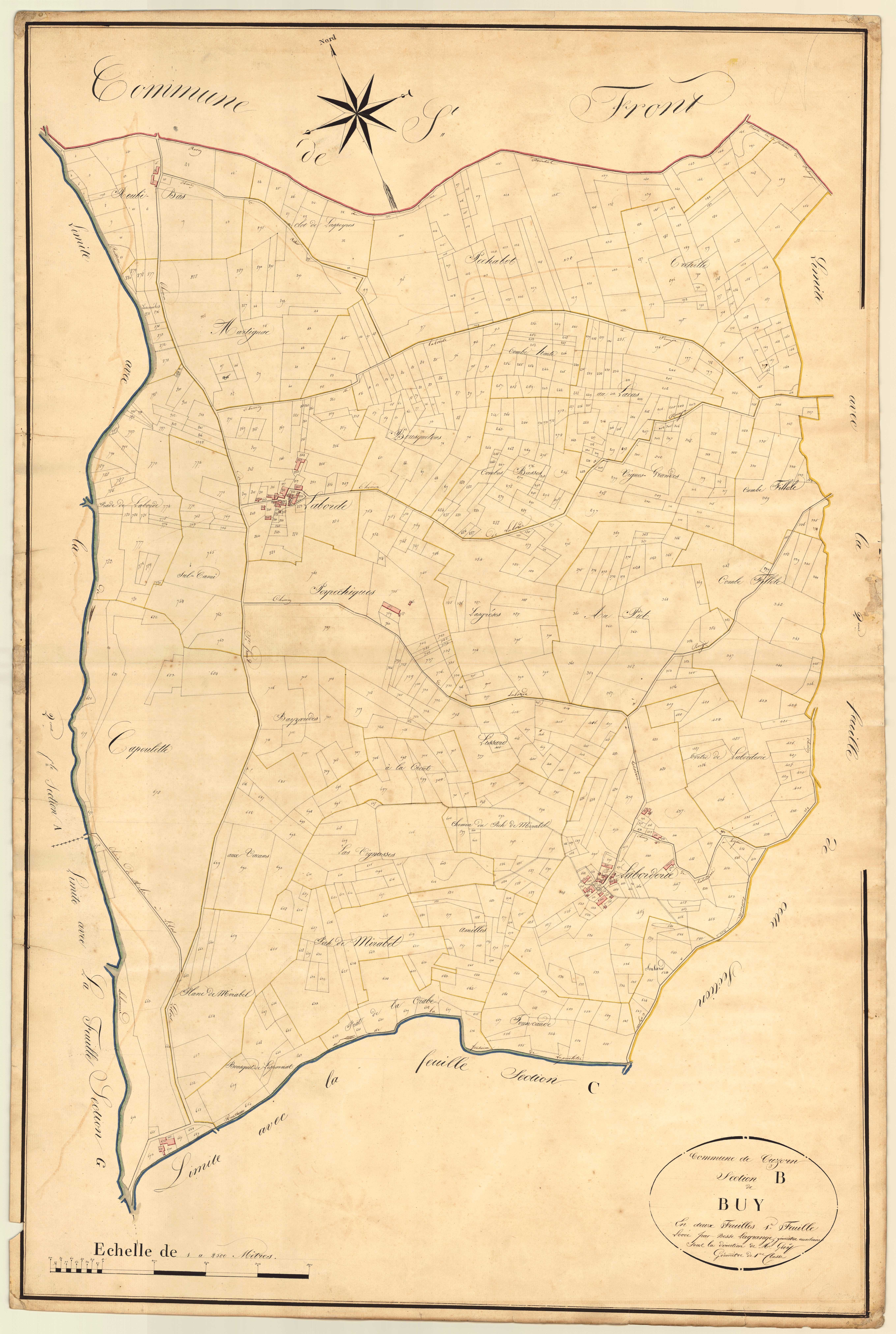 Plan napoléonien, atlas-B1 Buy, Cuzorn