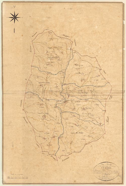 Plan napoléonien, atlas-TA, Cuzorn
