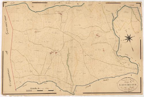 Plan napoléonien, atlas-GU de la Furette, Cuzorn