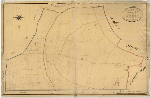 Plan napoléonien, atlas-A2 Muges, Damazan