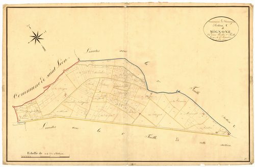 Plan napoléonien, atlas-C2 Mignone, Damazan