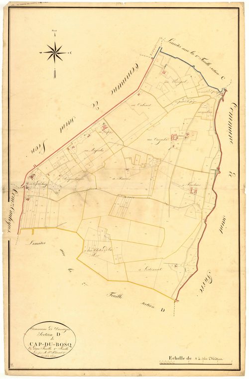 Plan napoléonien, atlas-D1 Cap du Bosq, Damazan