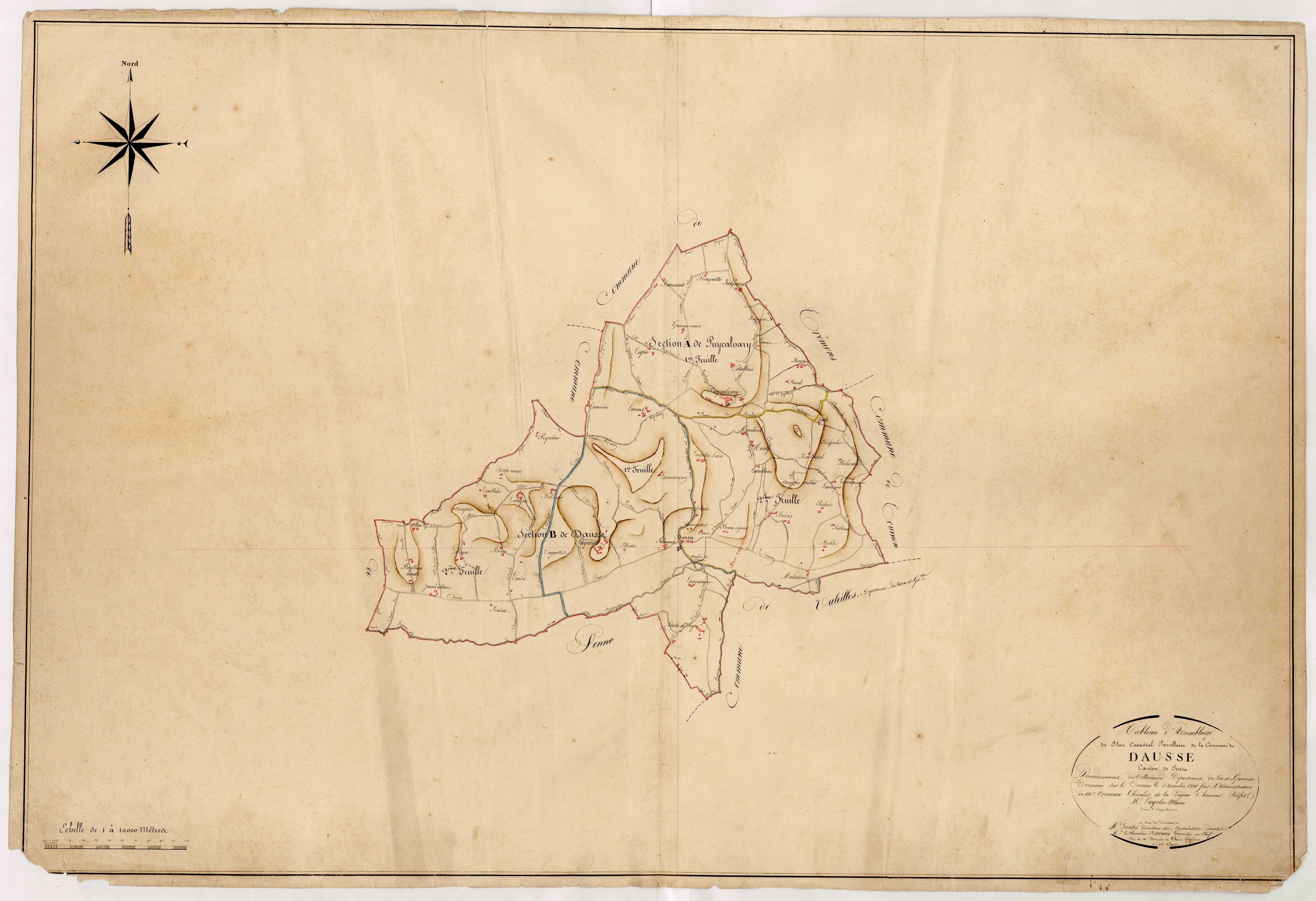Plan napoléonien, atlas-TA, Dausse